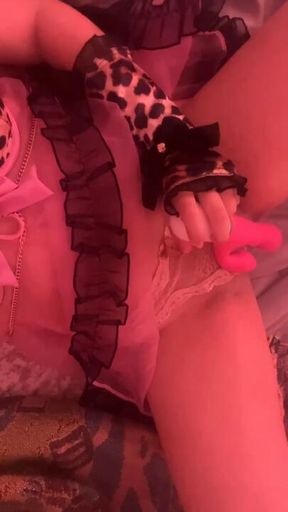 Bunny ears on. Pillow soaked. Toy deep.