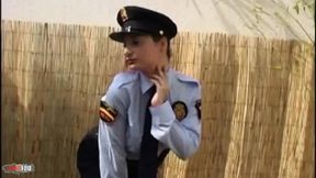 Eva: Pretty Brunette with Big Tits Eva Getting Naked