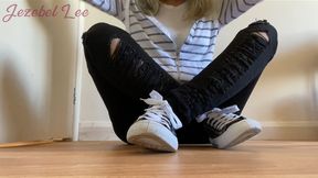 Reluctant Shoe & Sock Removal