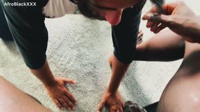 Afroblackxxx Gets Deep Throated