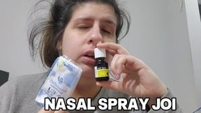 Nasal Spray & Snot Fetish JOI – Real Nose Cleaning, Mucus Sounds, blowing my nose