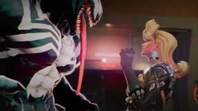 Thick Thighs Emma Frost Taking All of Venom Up Her Tight Ass