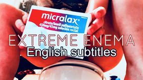 Extreme Suffering for My Fans: Four Micralax to the Limit (ENGLISH SUBTITLES)
