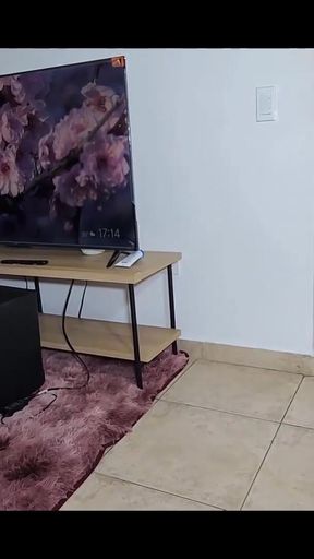 Jaw-dropping moment from "She starts by sucking my cock and then asks me to give it to her ass, cum dripping on my"