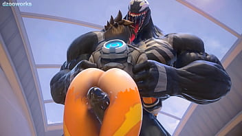 Tracer is fucked by a huge black cock