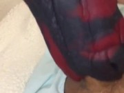 Fucking and having Duke's muzzle toy suck my cock until i cum in his mouth