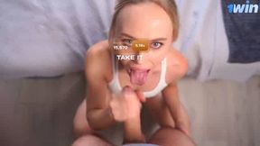 Ravaged my stepmom's cum-soaked mouth and cunt in a doggystyle POV - amazing porn!