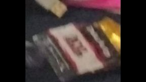 When she finds something she like snooping around your backpack.