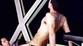 ”Young gay sucks & rims his man before barebacking him hard”