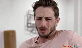 Busty stepmom Alura Jenson overheard her stepson talking about ass fucking.The horny milf could use some anal and makes him take his big cock out