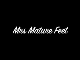 Mrs Older Feet in a Hawt Bodysuit