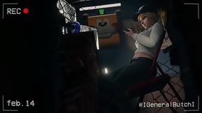 FNAF Security Breach Vanessa Sucked and Fucked in a Office by BBC