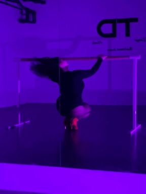 sexy strip at the dance studio