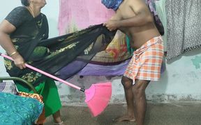 My Stepmother Was Cleaning the House, Lifted Her Skirt up and Down