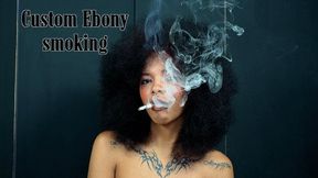 Custom ebony smoking - Smerald