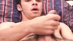 ”Charming amateur Ed with a hard cock shows us how to masturbate”