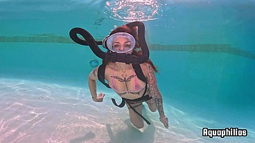 Aquaphilias- Ginary She loves Double Hose SCUBA Orgasms