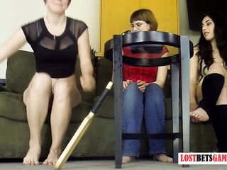 LOSTBETSGAMES - three Hotties Test out Who Has the Most Good Memory Recall  Loser Faces the Paddle