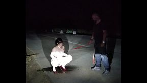 This Old Slut Loves to piss on the public