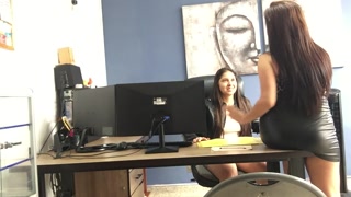 My secretary gets horny and asks me to fuck her.