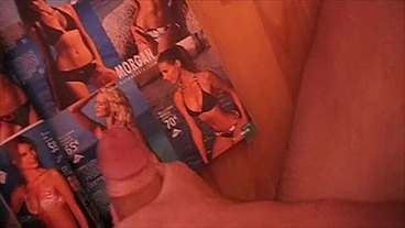3 my big cock masturbate on porn magazine