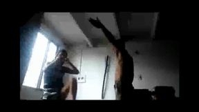 Martial Arts Axe Kick – Controlled Foot Strike Demo (Hand Target)