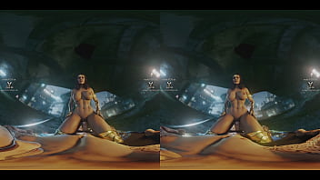 Wonder Woman rides cock in cowgirl on CGI big tit parody