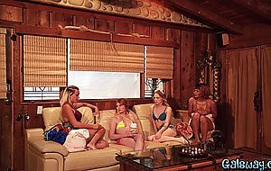 Virgin teens having their first lesbian sex experience together
