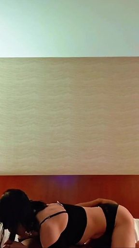 Bigdaddy8inchz Barebacked Fucked White Tranny in Her Hotel Room