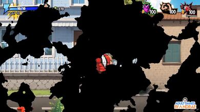 Femboy rides thick futa crushing him while cum drips down his face