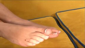 Hot Blonde Gets Fucked Until Jizz is on Her Pretty Toes