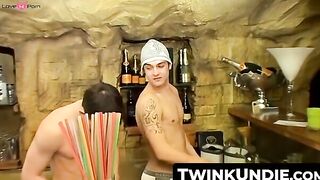 TwinkUndie.com - Corbin and Pj's hardcore anal fuck while clad in sexy undies