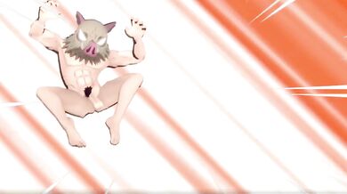 Nezuko y inosuke sexo anal en las aguas termanles - ( reacionando a animacion)