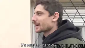 Pierced Latino Sucks Dick Pov Before Outdoor Bareback