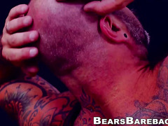 Papa bear destroyed by his favorite cub bareback style