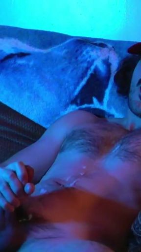 Emotional moment from &quot;Edge Game 63 - RAW COUCH GOONING EDGING CUMSHOT&quot;