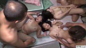 ”Uncensored JAV raw sex groupsex in moving van Subtitles”