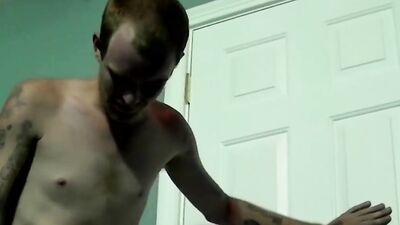 Cock hungry bloke is sucking his next door neighbor's hard piston