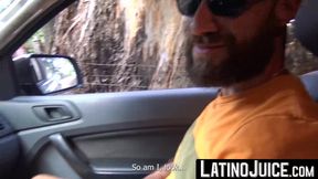 LatinoJuice.com - Hairy Latino Rodrigo El Santo rides Pablo X dick outdoors