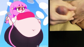 Hentai Belly Worship - Big Belly Expansion and Inflation Hentai Reactions