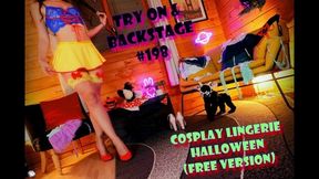 Cosplay Lingerie Halloween Try On & Backstage #198 (free Version)