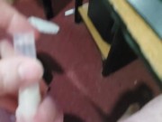 Cumming Into A Vial For A Fan (Fail)
