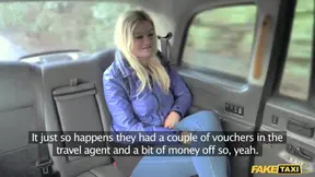 Sex Taxi blonde gets backseat discount