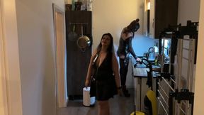 Fetish Lofts Clean up Session with TV Slave Part 3-3