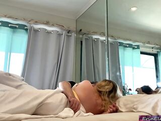 Stepmom and stepson have to share a daybed