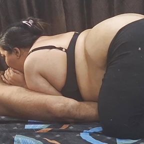 Indian Bbw BIG Ass Big Boobs Girlfriend Sucking Boyfriend Dick