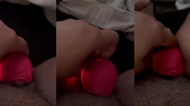 Her shaking rose toyasm made me cum all over