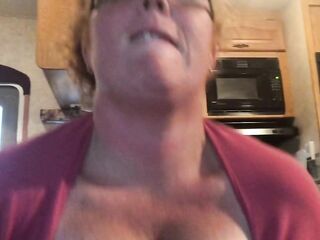 Ginger with big titties gives worthy titty fuck