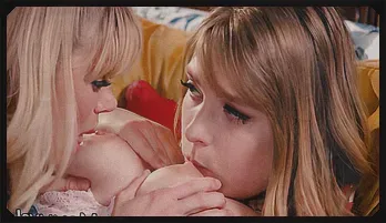 Hot Scissor Action with Busty Blonde & MILF