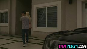 Stepson relieving some of the pressure on his MILF stepmom Bree Brooks